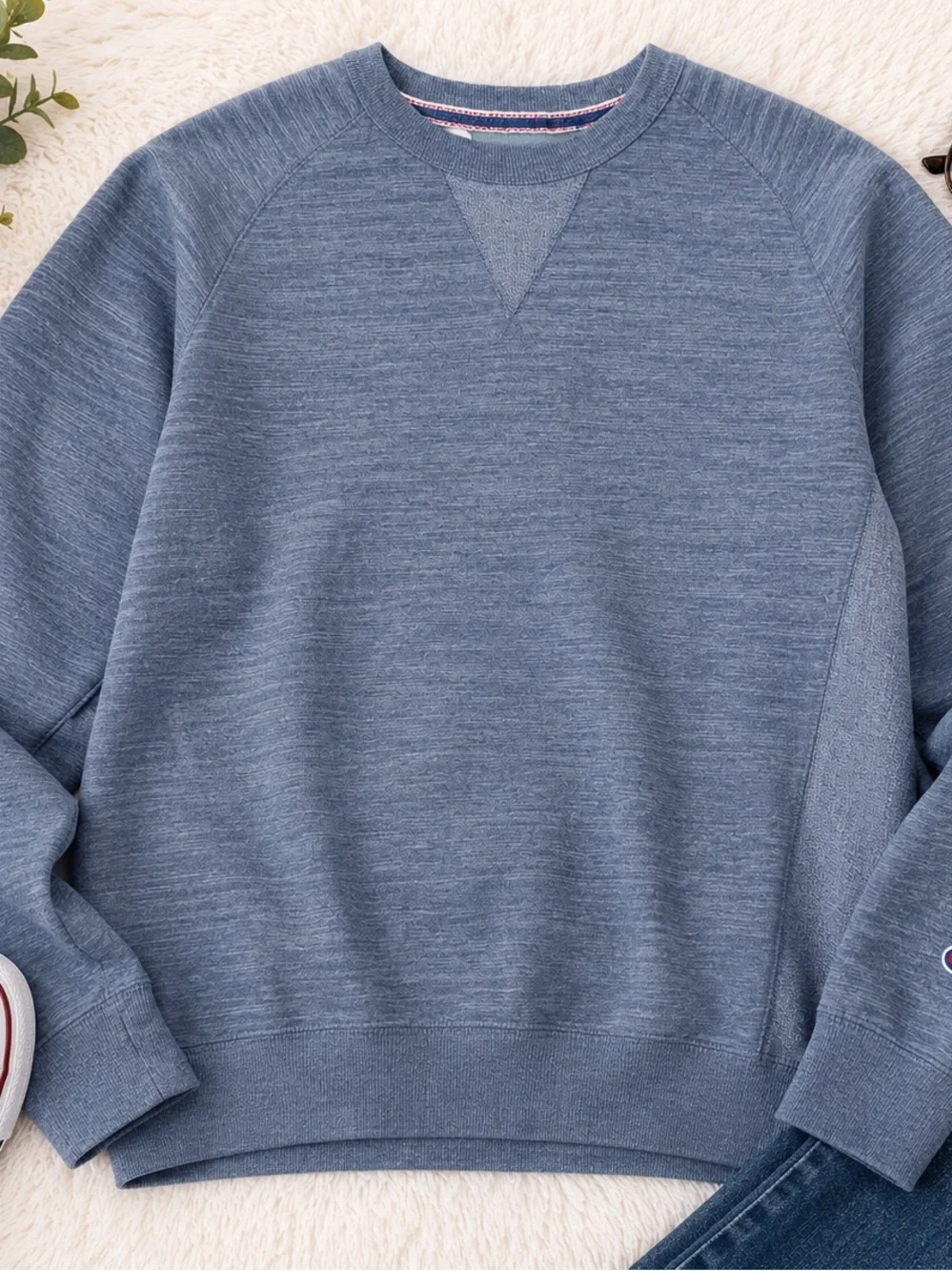Champion Authentic Athletic Apparel Gray Crewneck Sweatshirt Medium